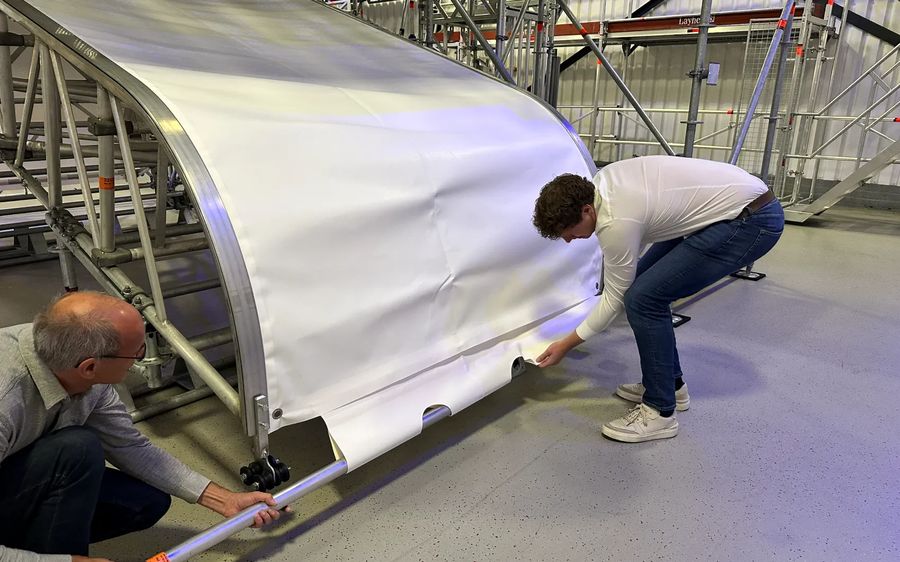 Industriprosjekt med tekniske duker – bilde fra wtex.no